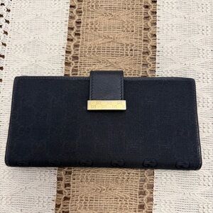 Gucci Long Black Wallet